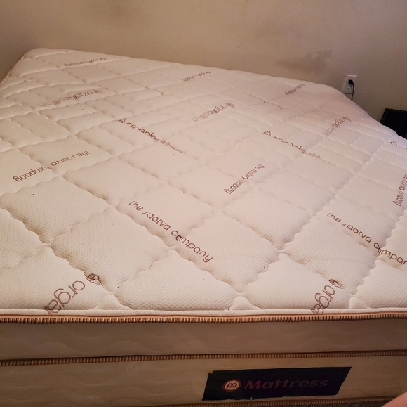 Mattress below king